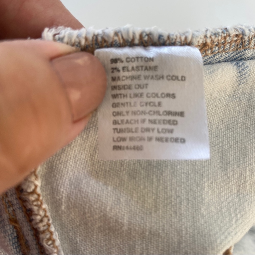 Wonderly Distressed Denim Mini Skirt - Picture 10 of 15